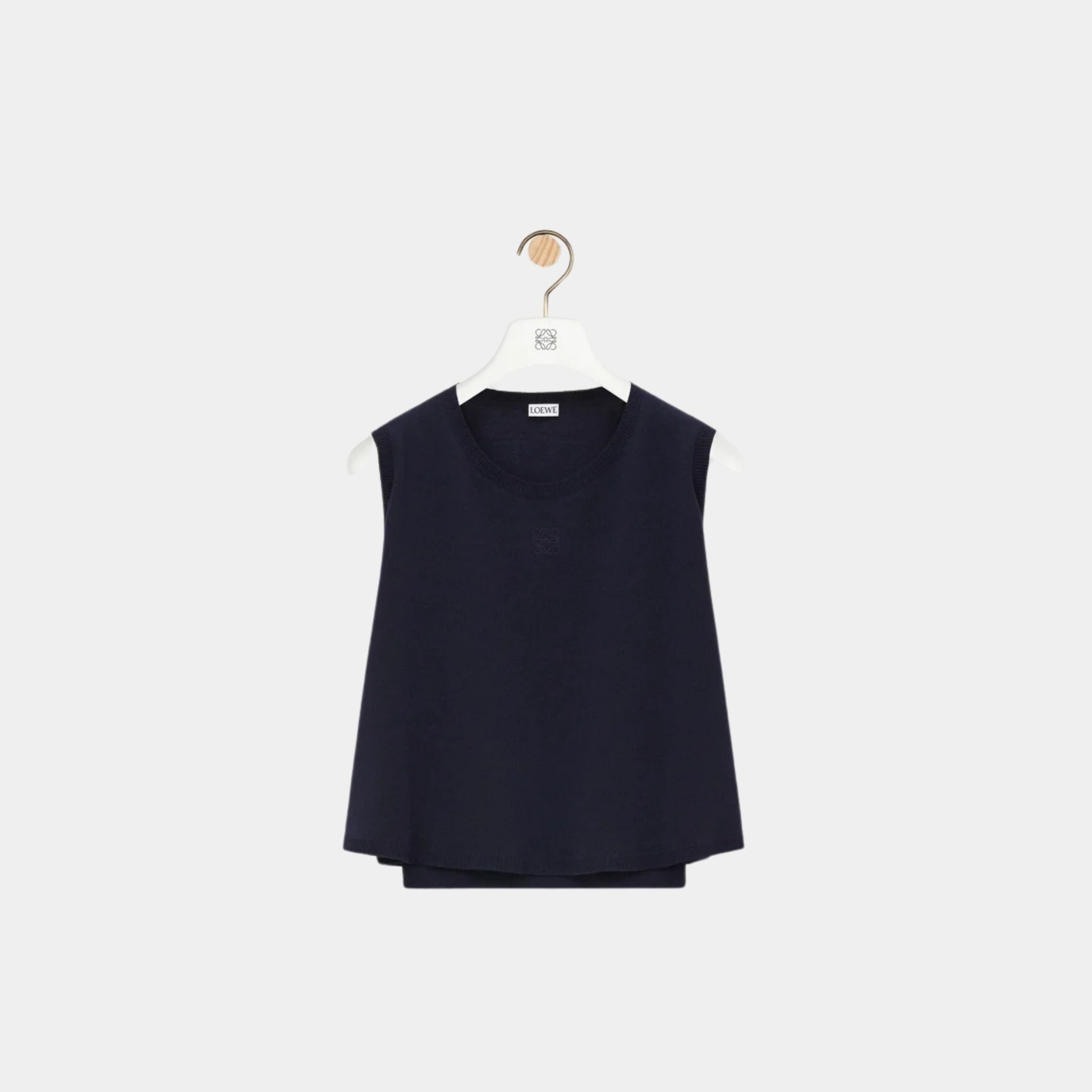 Sleeveless Sweater in Wool