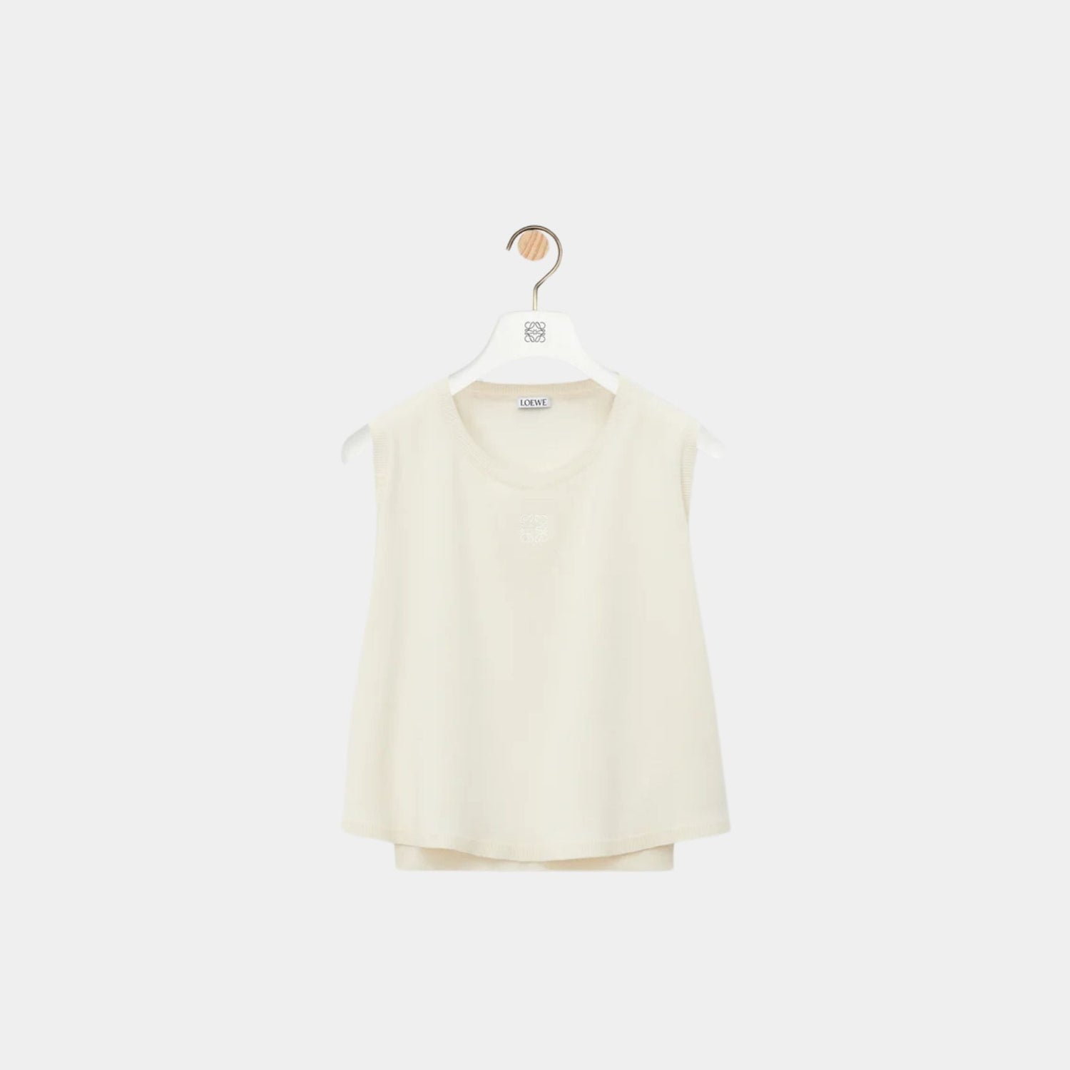 Sleeveless Sweater in Wool