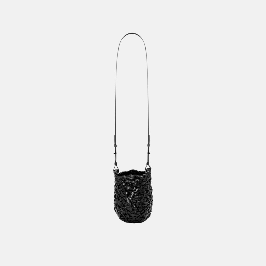 Small Nest Basket Bag in Calfskin