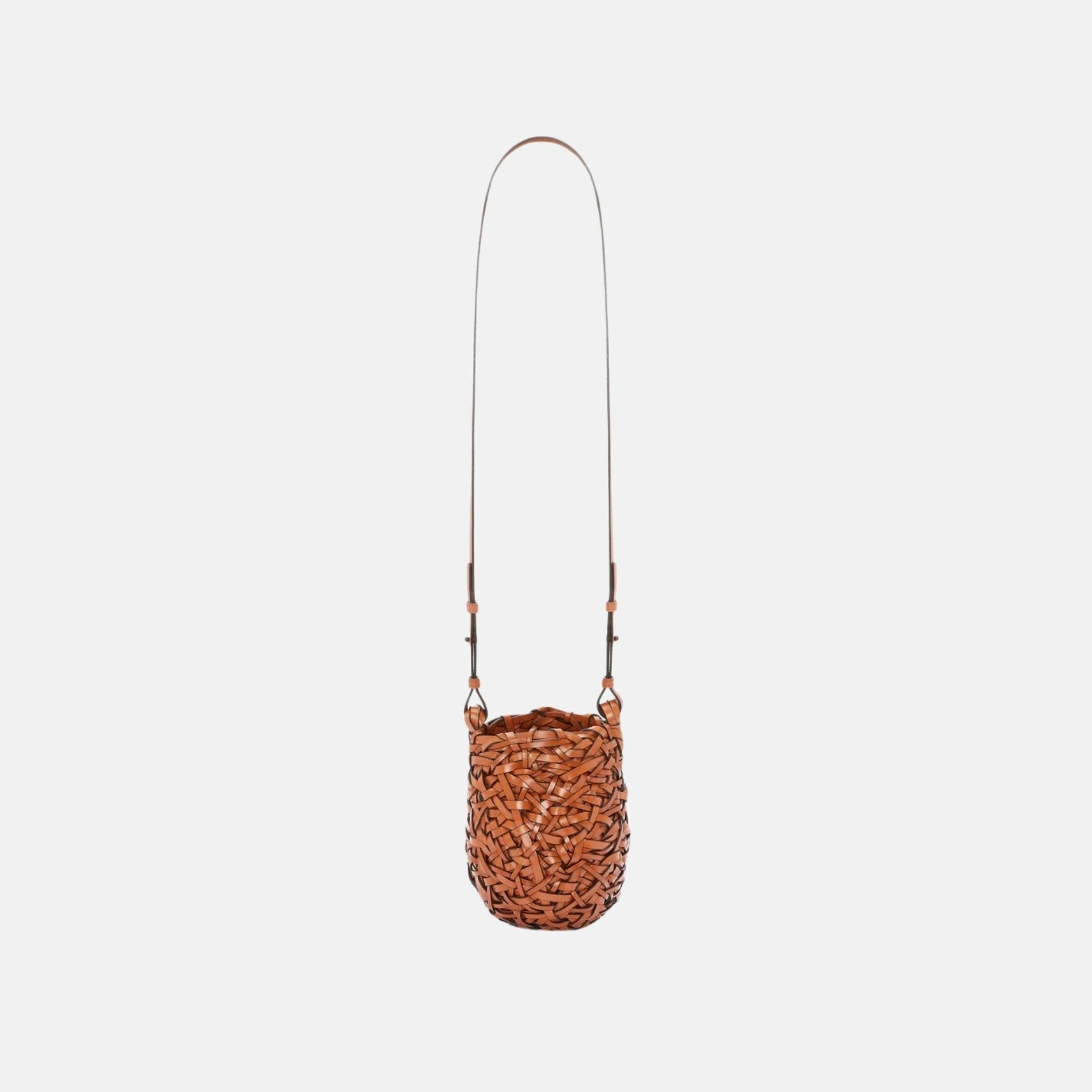 Small Nest Basket Bag in Calfskin