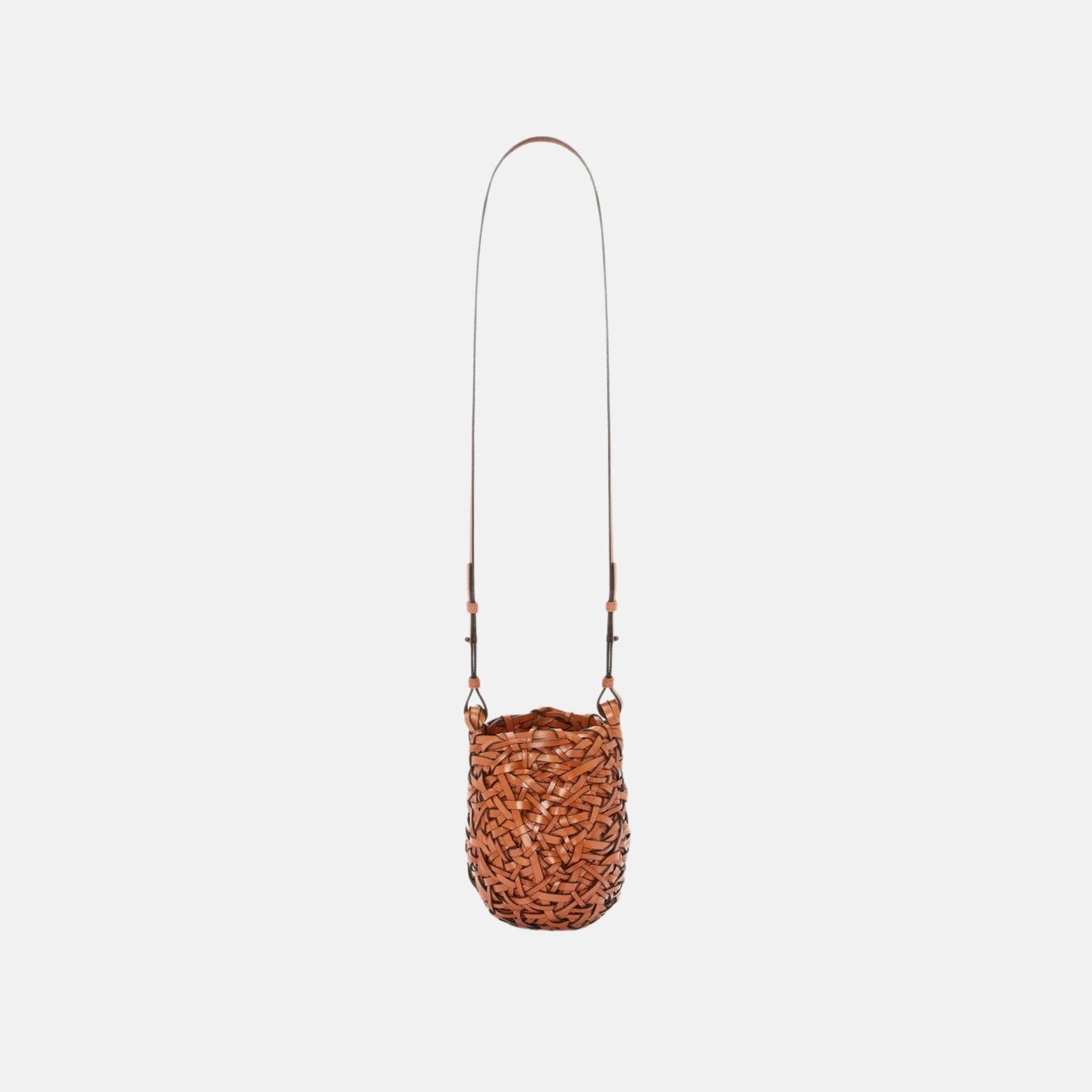 Small Nest Basket Bag in Calfskin