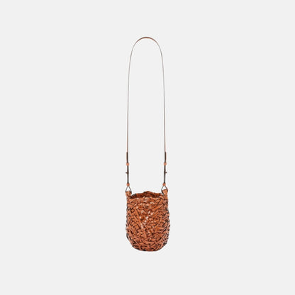 Small Nest Basket Bag in Calfskin