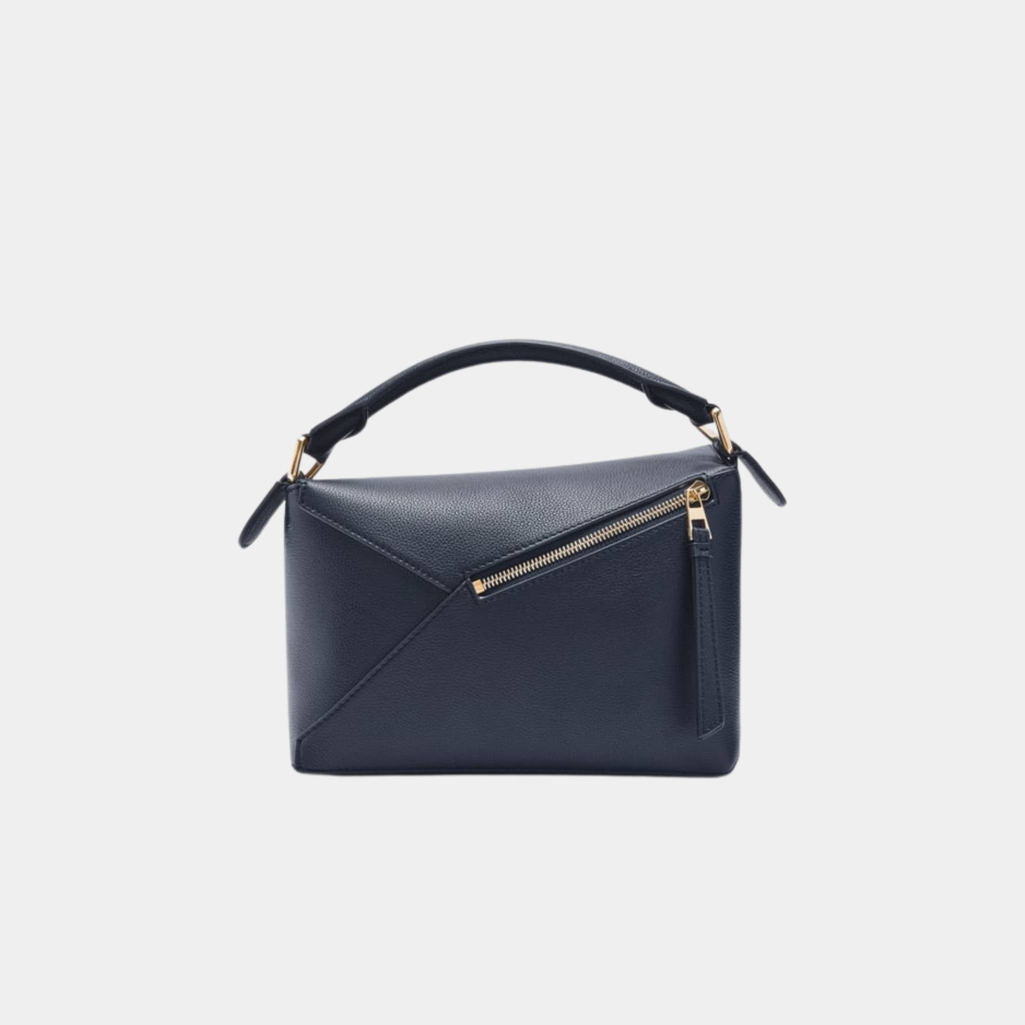 Small Puzzle Edge Bag In Soft Grained Calfskin