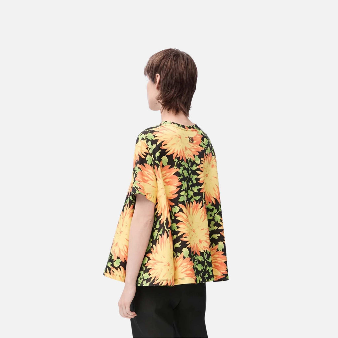 Trapeze Top In Cotton Blend