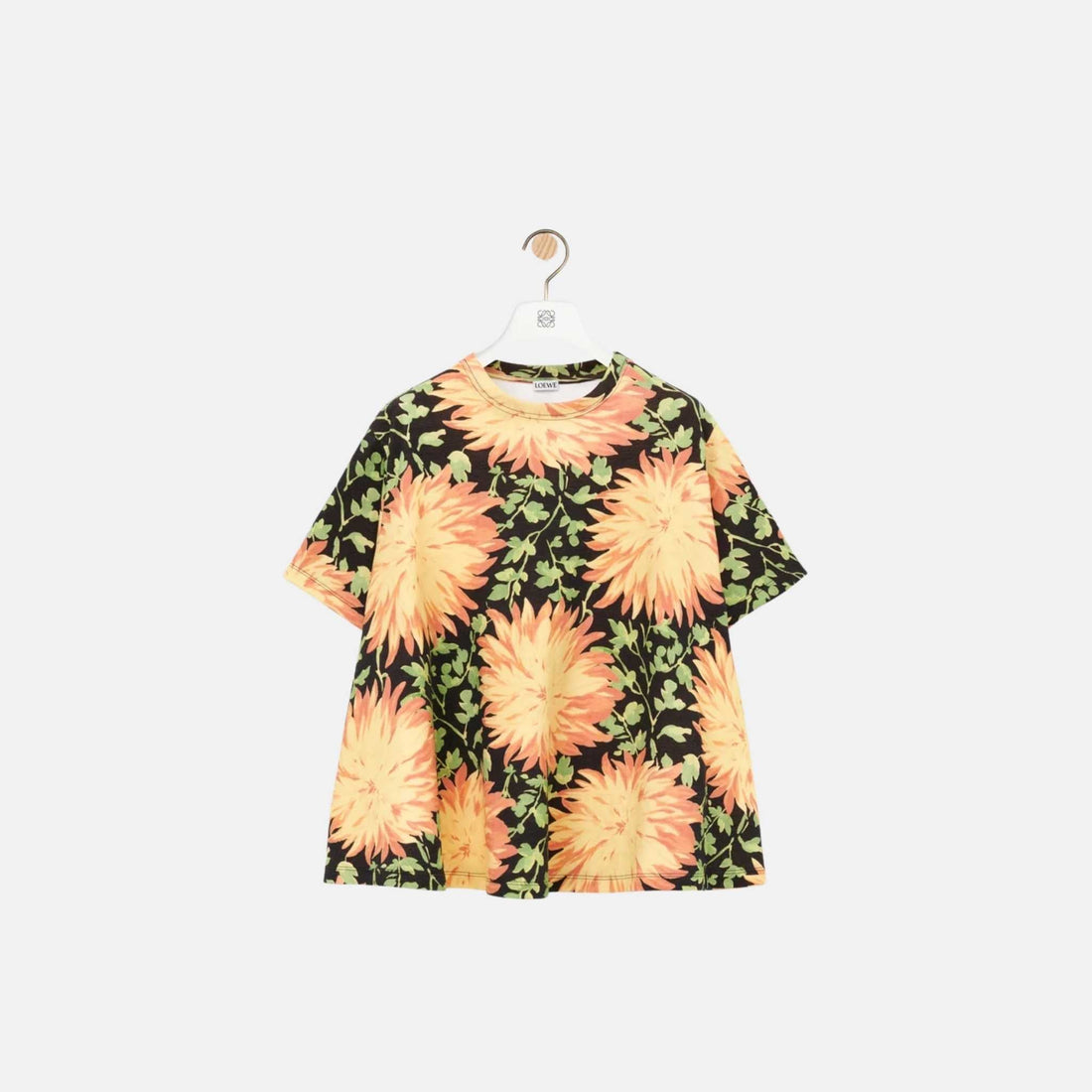 Trapeze Top In Cotton Blend