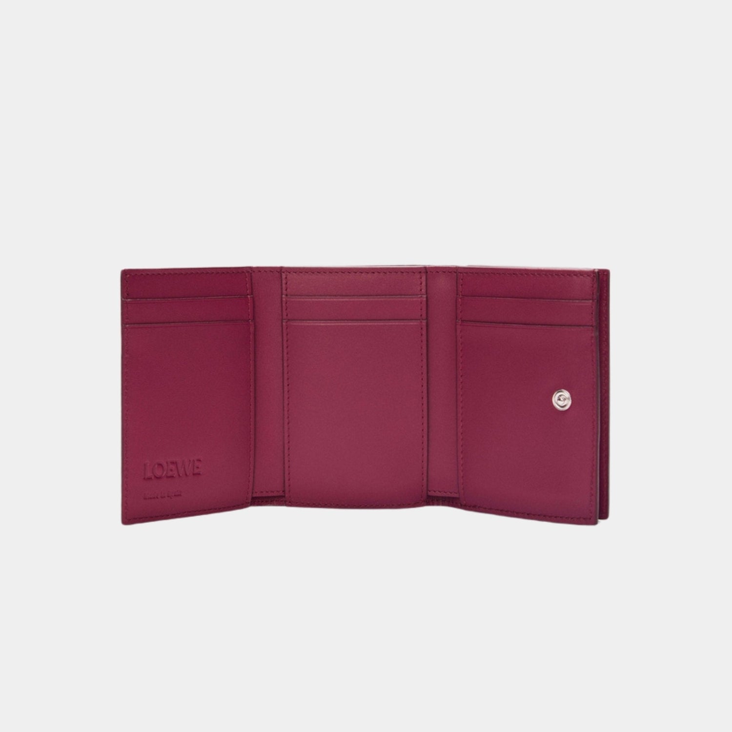 Trifold Wallet Made of Satin Calfskin