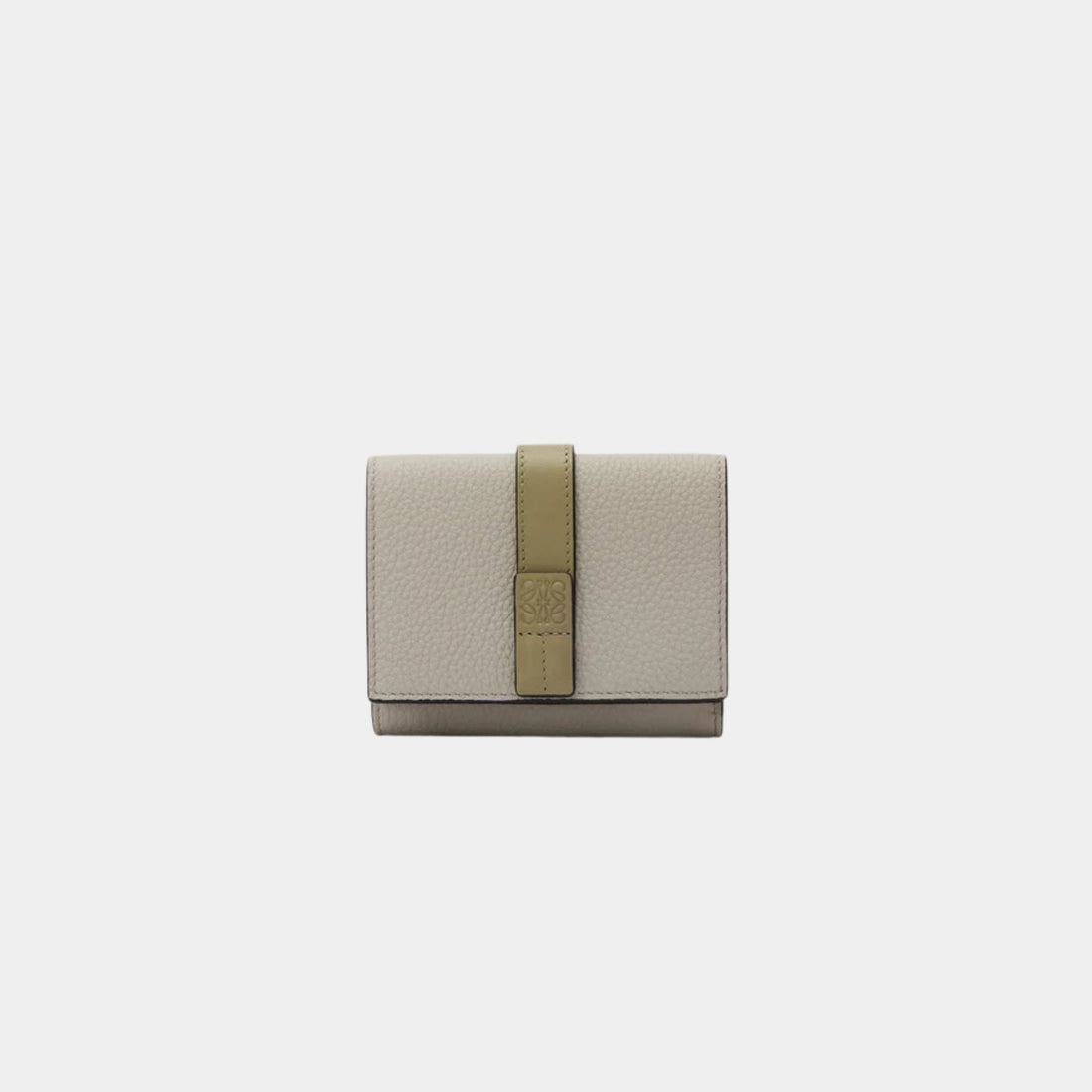 Trifold Wallet In Soft Grained Calfskin