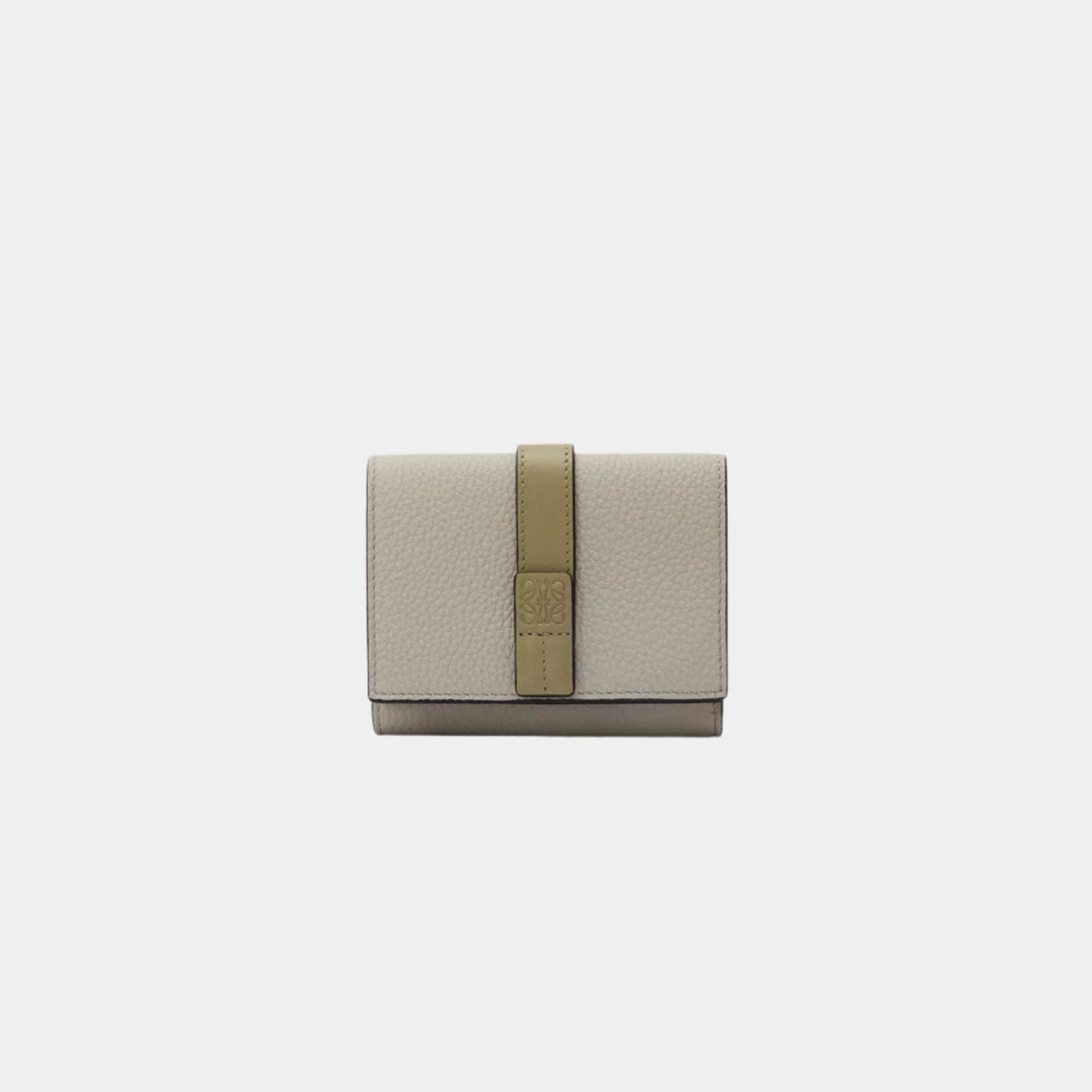 Trifold Wallet In Soft Grained Calfskin