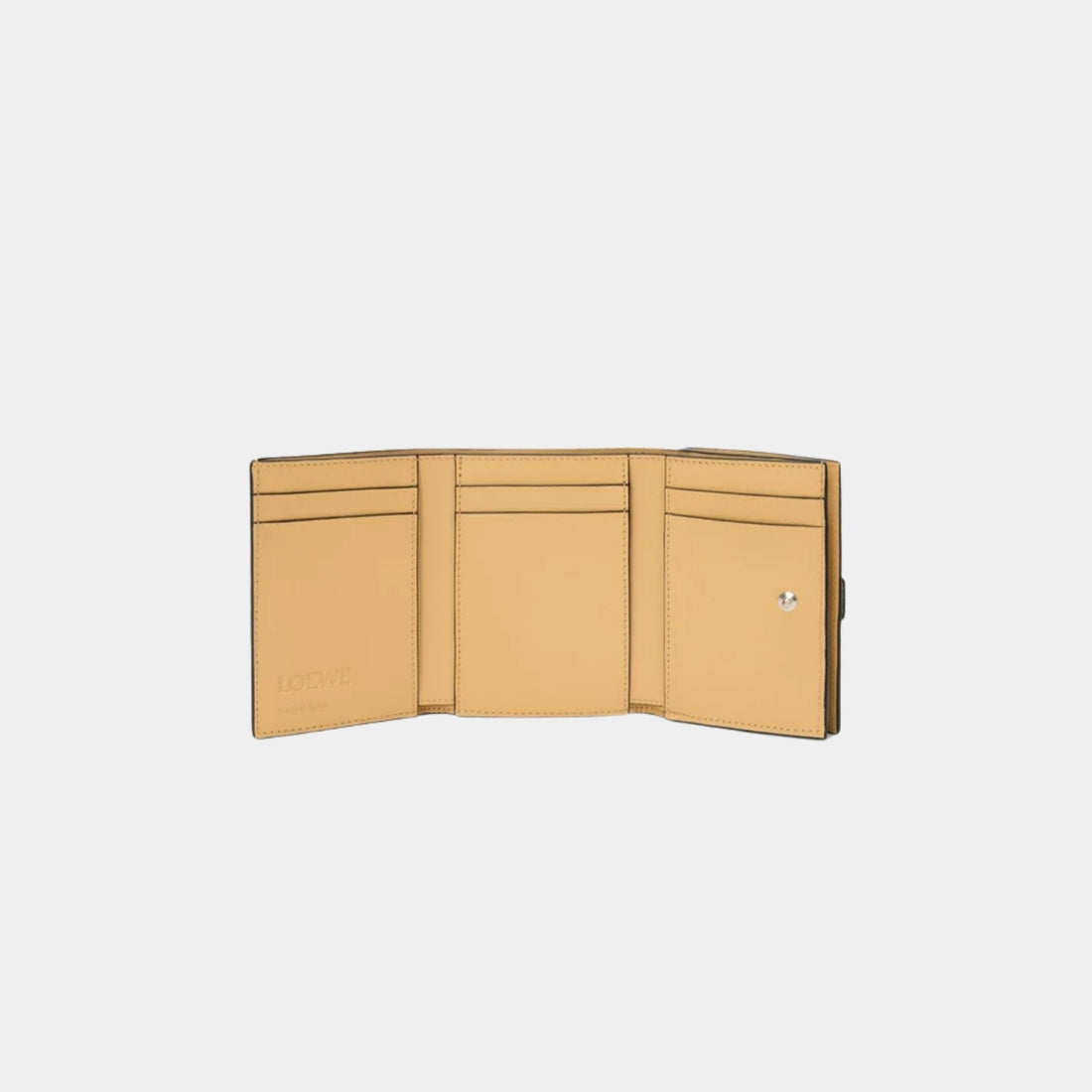 Trifold Wallet In Soft Grained Calfskin