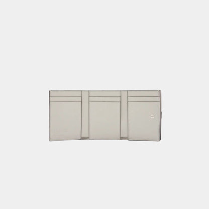 Trifold Wallet In Soft Grained Calfskin