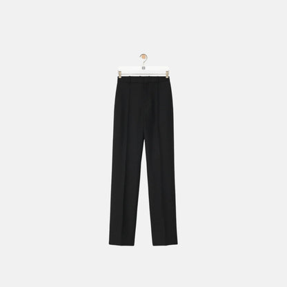 Trousers In Wool And Silk