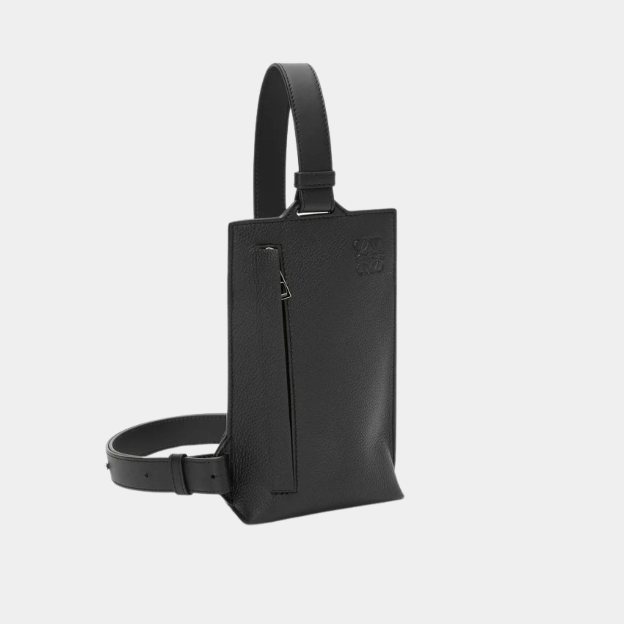 Vertical T-bag Soft Grained Calfskin