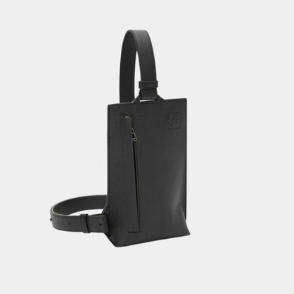 Vertical T-bag Soft Grained Calfskin