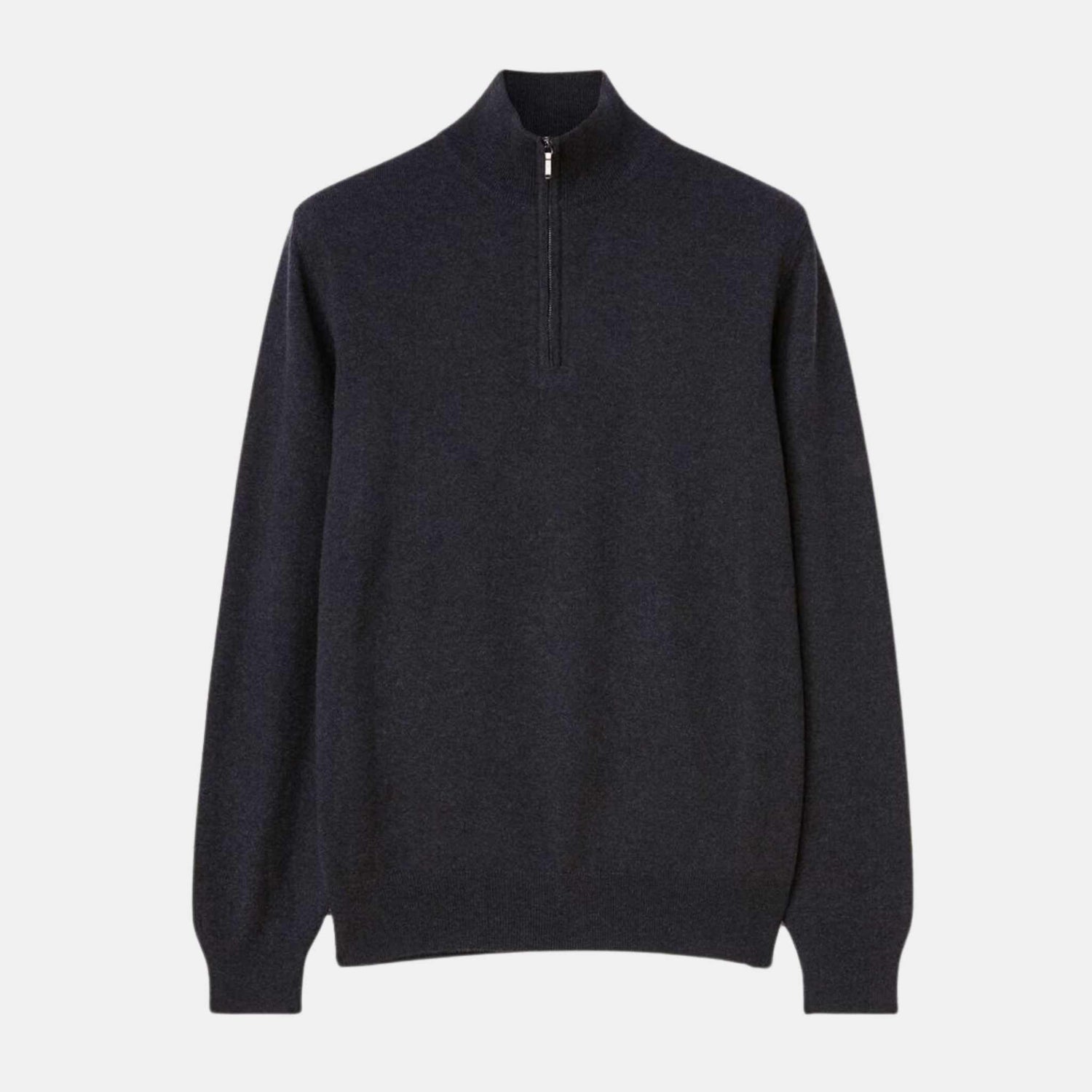 Classic Half-Zip Baby Cashmere Sweater