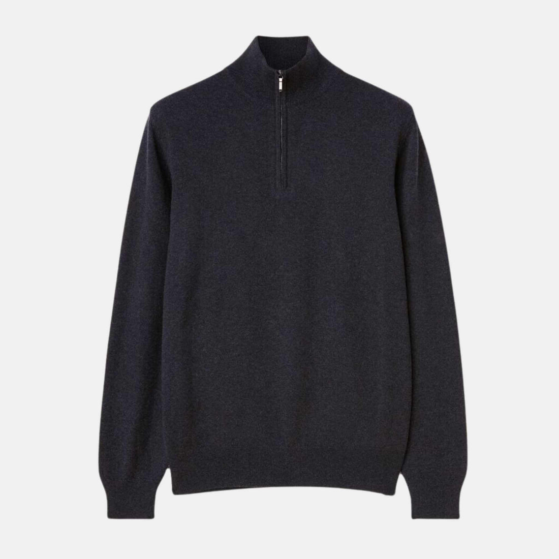 Classic Half-Zip Baby Cashmere Sweater