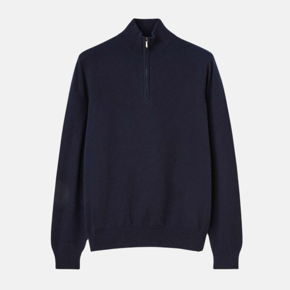 Classic Half-Zip Baby Cashmere Sweater