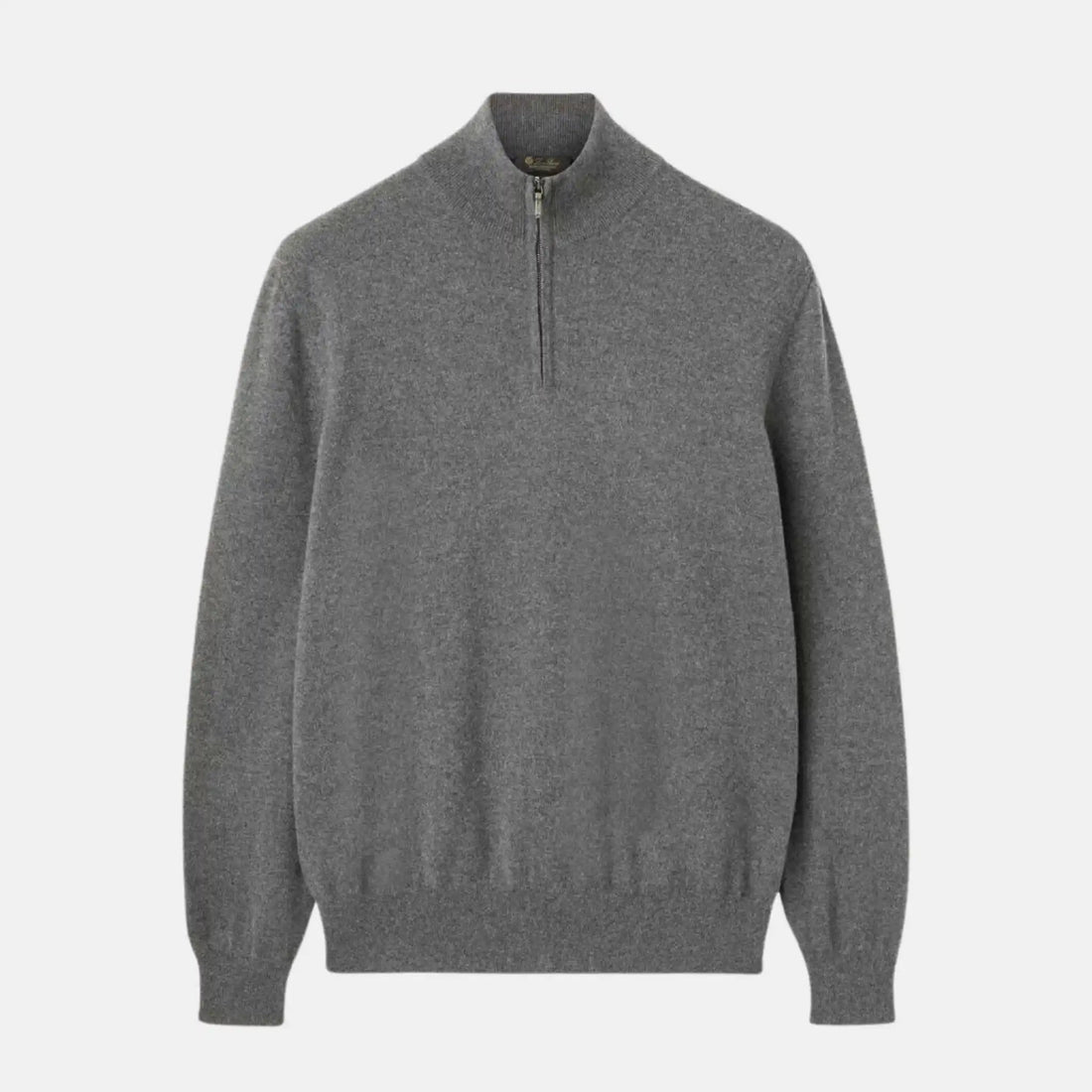 Classic Half-Zip Baby Cashmere Sweater