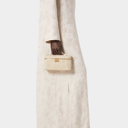 Extra Pocket L19 Calfskin Cotton And Linen