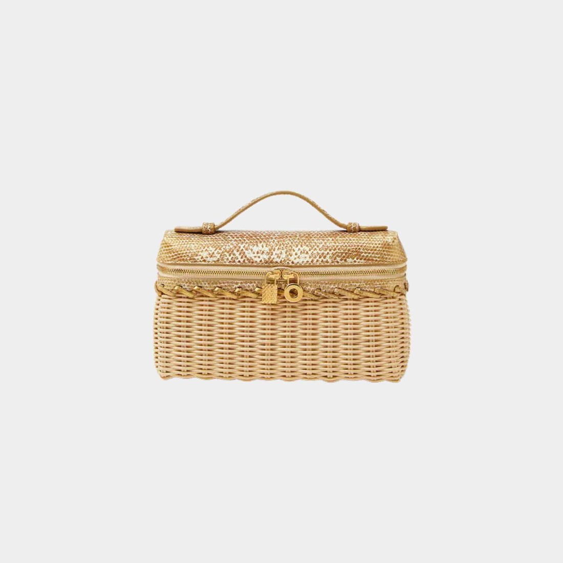 Extra Pocket L19 East West Wicker RATTAN And Lizard Skin
