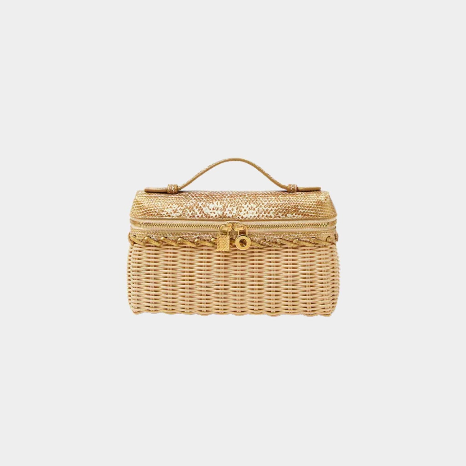 Extra Pocket L19 East West Wicker RATTAN And Lizard Skin