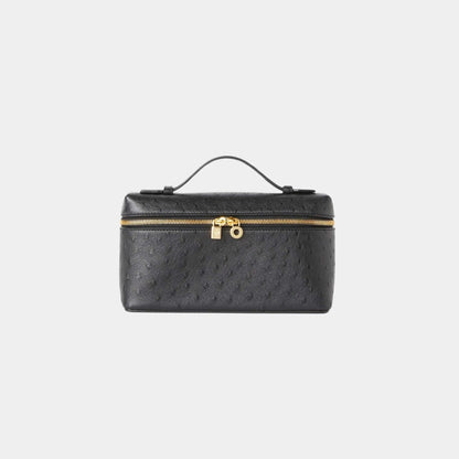 Extra Pocket L19 In Ostrich Leather