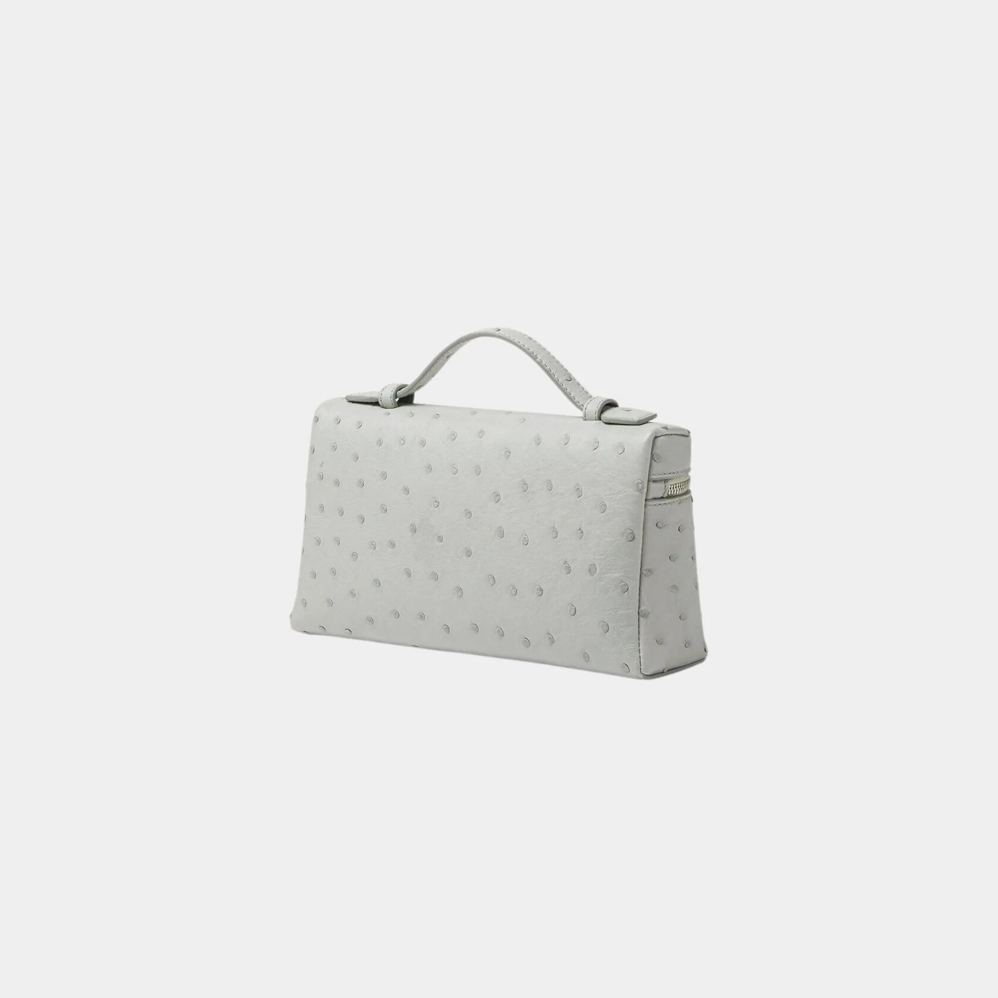Extra Pocket L19 In Ostrich Leather