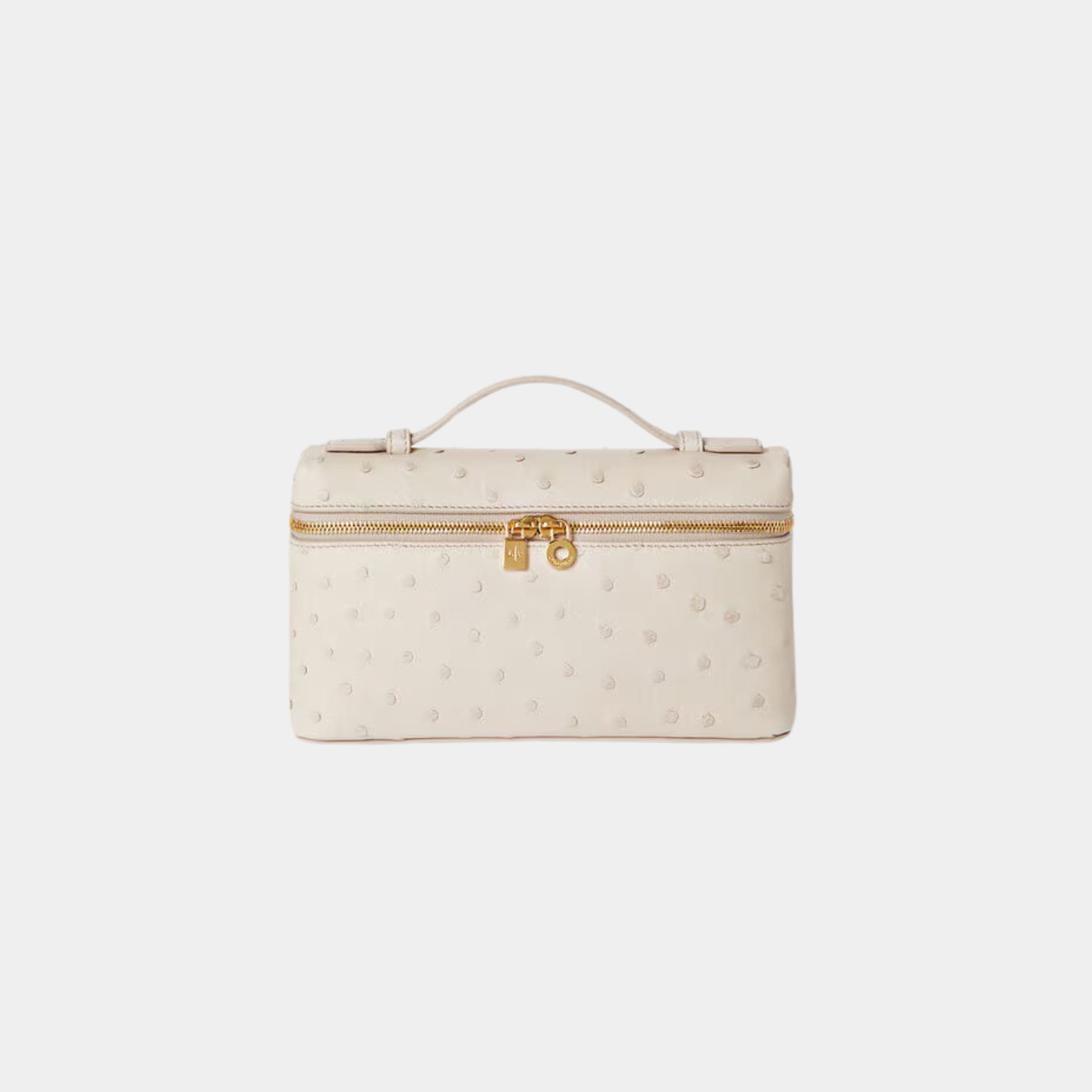 Extra Pocket L19 In Ostrich Leather