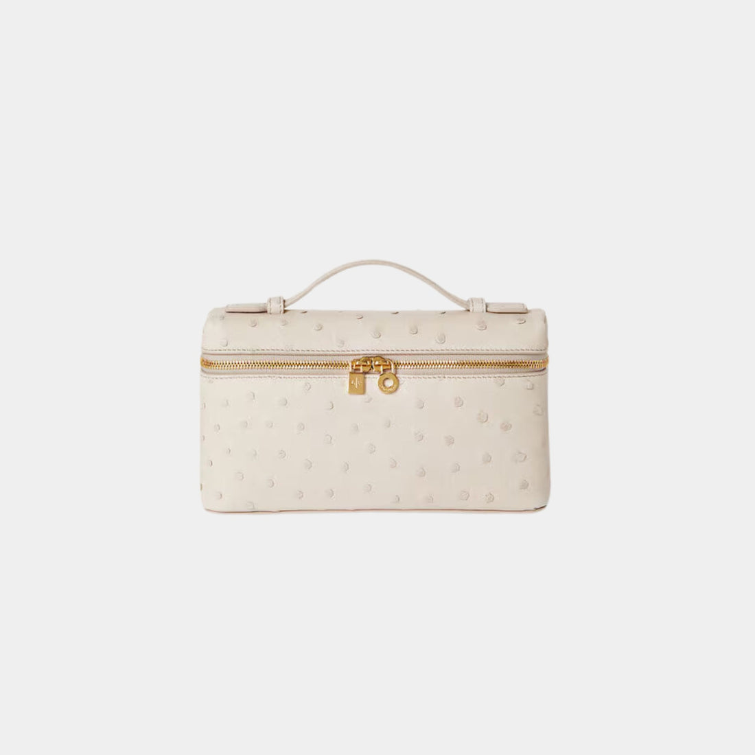 Extra Pocket L19 In Ostrich Leather