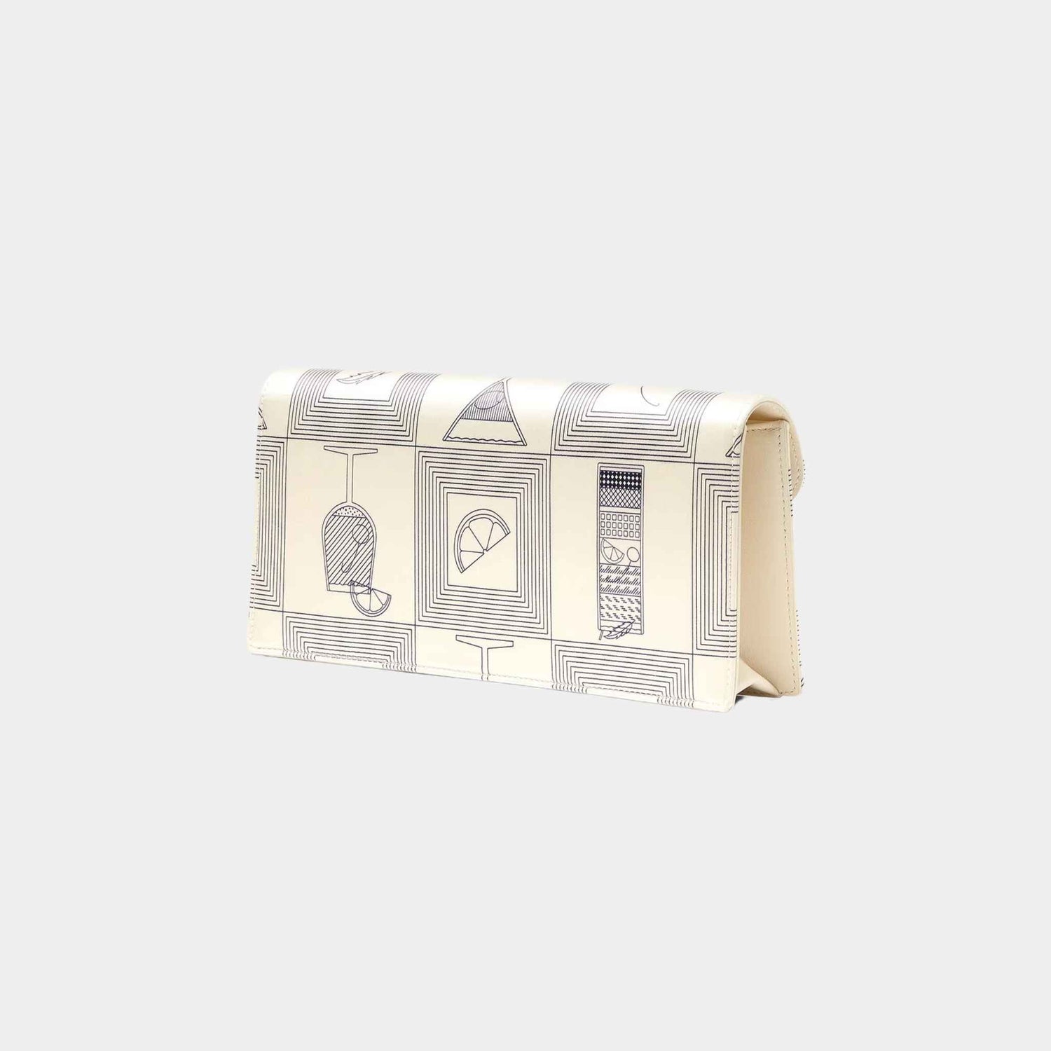 Extra Tuxedo Clutch In Silk