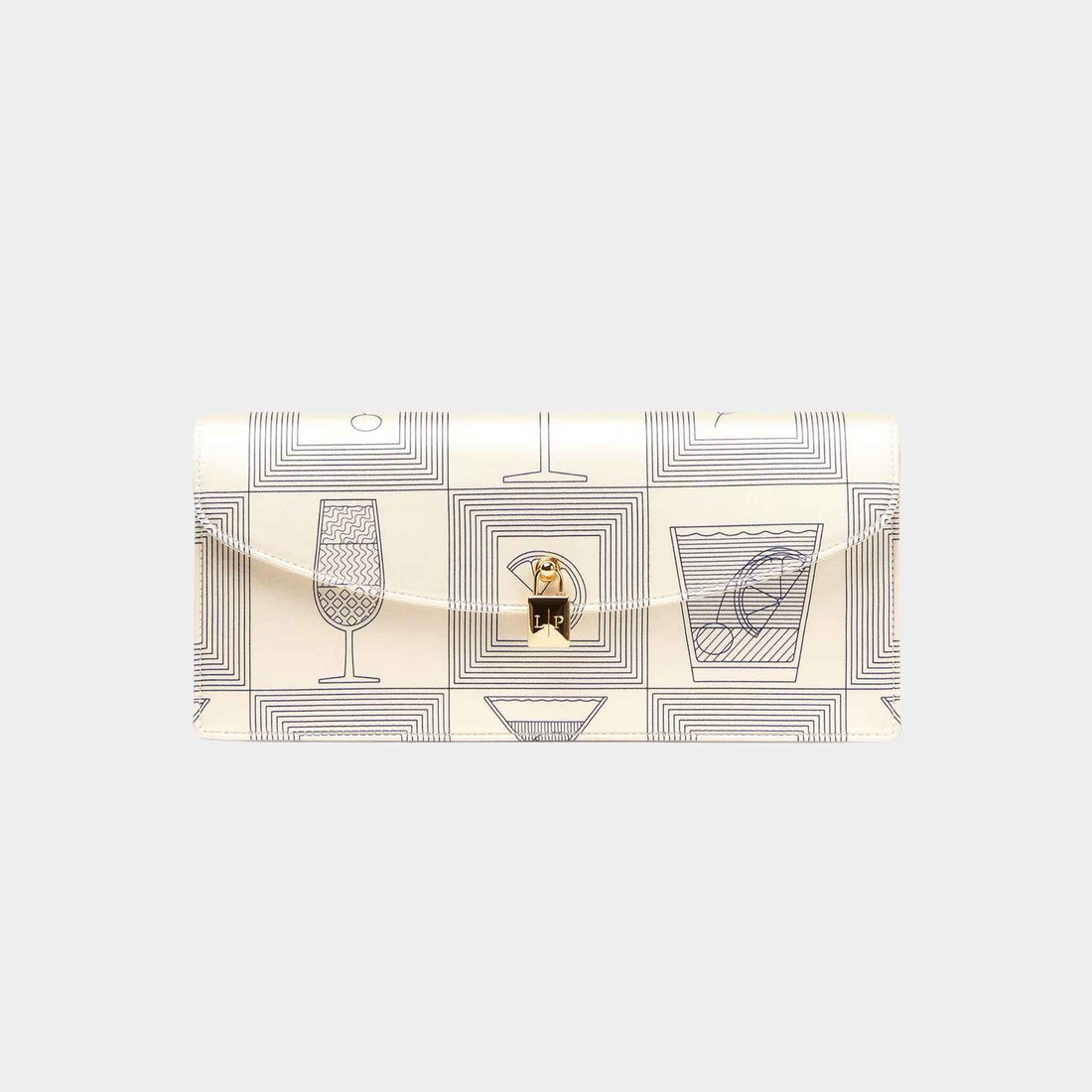 Extra Tuxedo Clutch In Silk