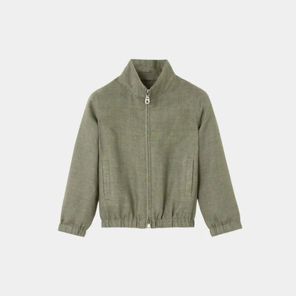 Kids Bomber Jacket Linen
