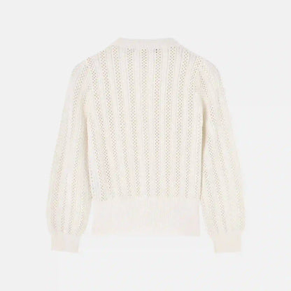 Kids Cherie Cardigan in Virgin Wool Silk Cashmere