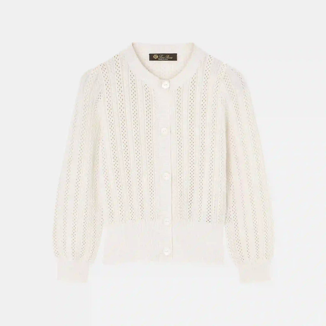 Kids Cherie Cardigan in Virgin Wool Silk Cashmere