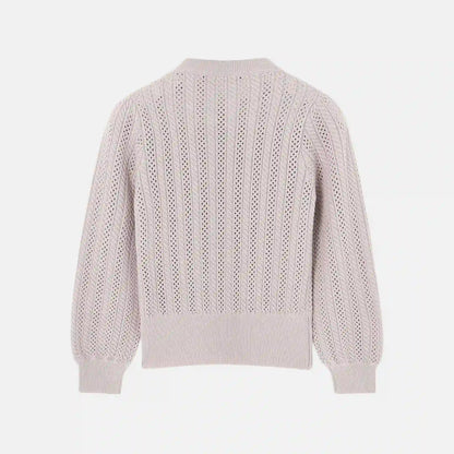 Kids Cherie Cardigan in Virgin Wool Silk Cashmere