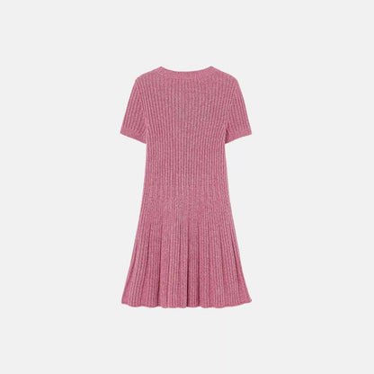 Kids Raindrop Dress in Cashmere and Cotton