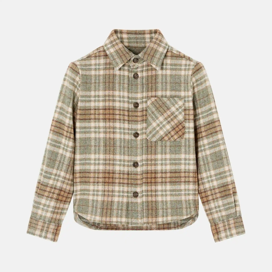 Kids Ugo Shirt In Wish Wool And Cashmere