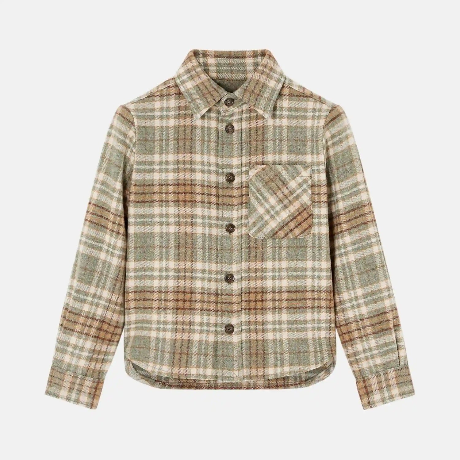 Kids Ugo Shirt In Wish Wool And Cashmere