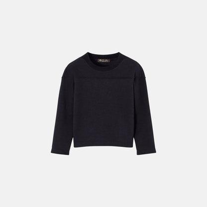 Kids Viera Crewneck Cashmere Cotton Silk