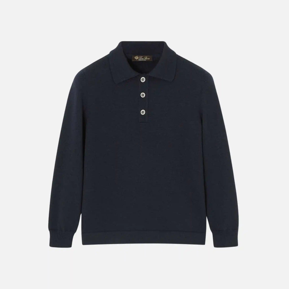 Kids Wonderland Polo Jumper in Wish Wool
