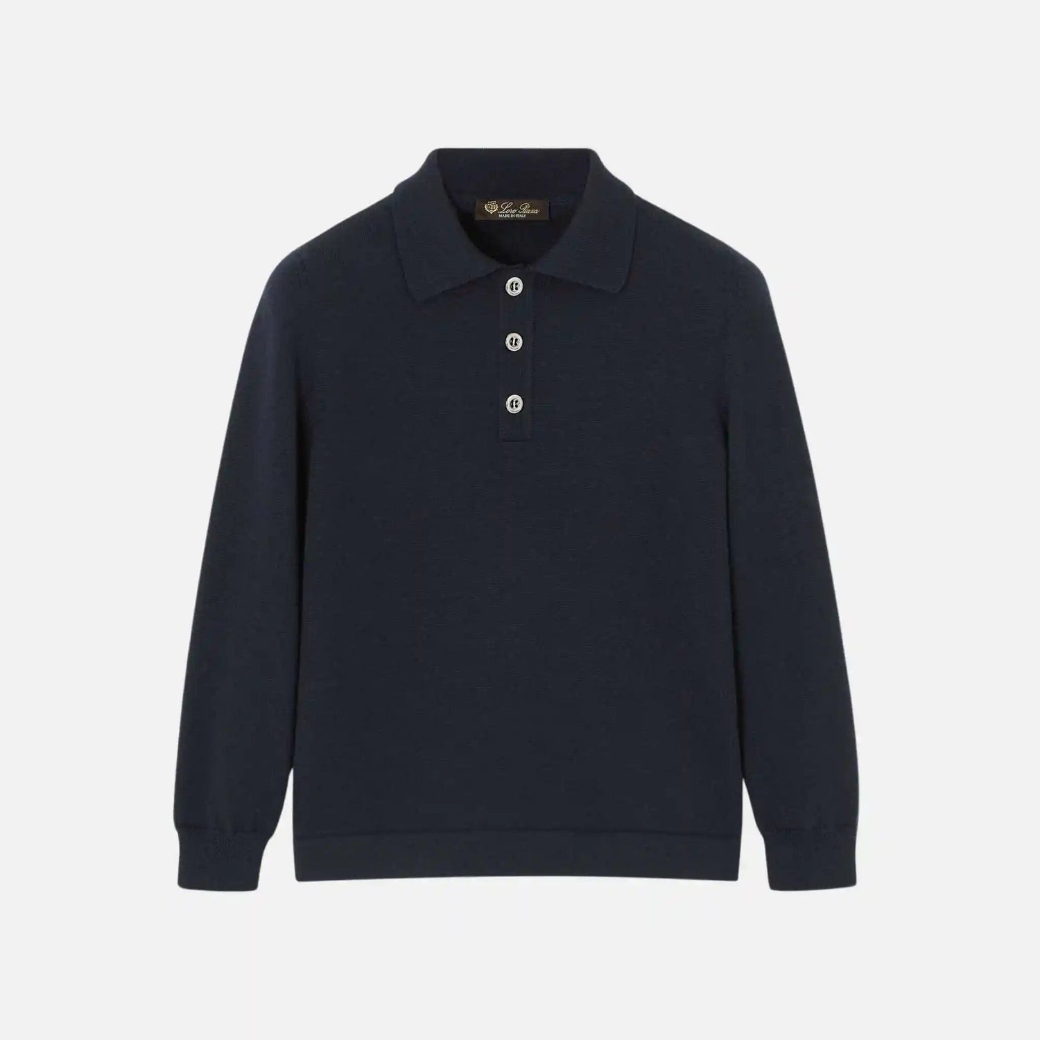 Kids Wonderland Polo Jumper in Wish Wool