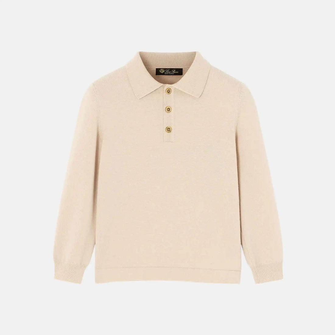 Kids Wonderland Polo Jumper in Wish Wool