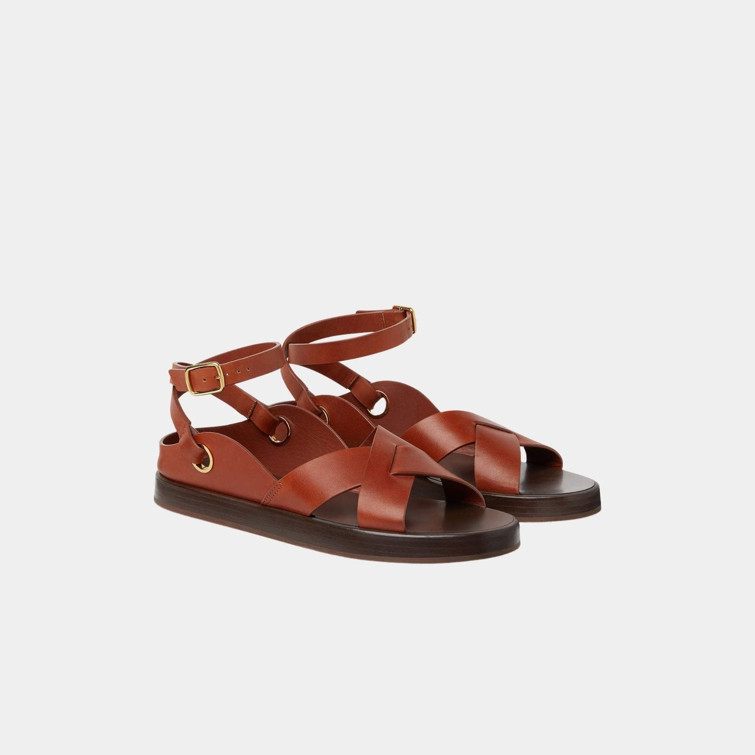 Leo Sandal In Bull Leather
