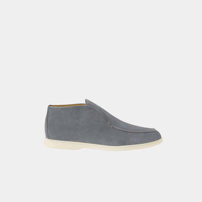 Open Walk Ankle Boots Suede