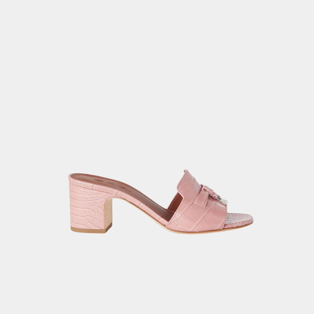 Summer Charms Heeled Sandal in Alligator Leather