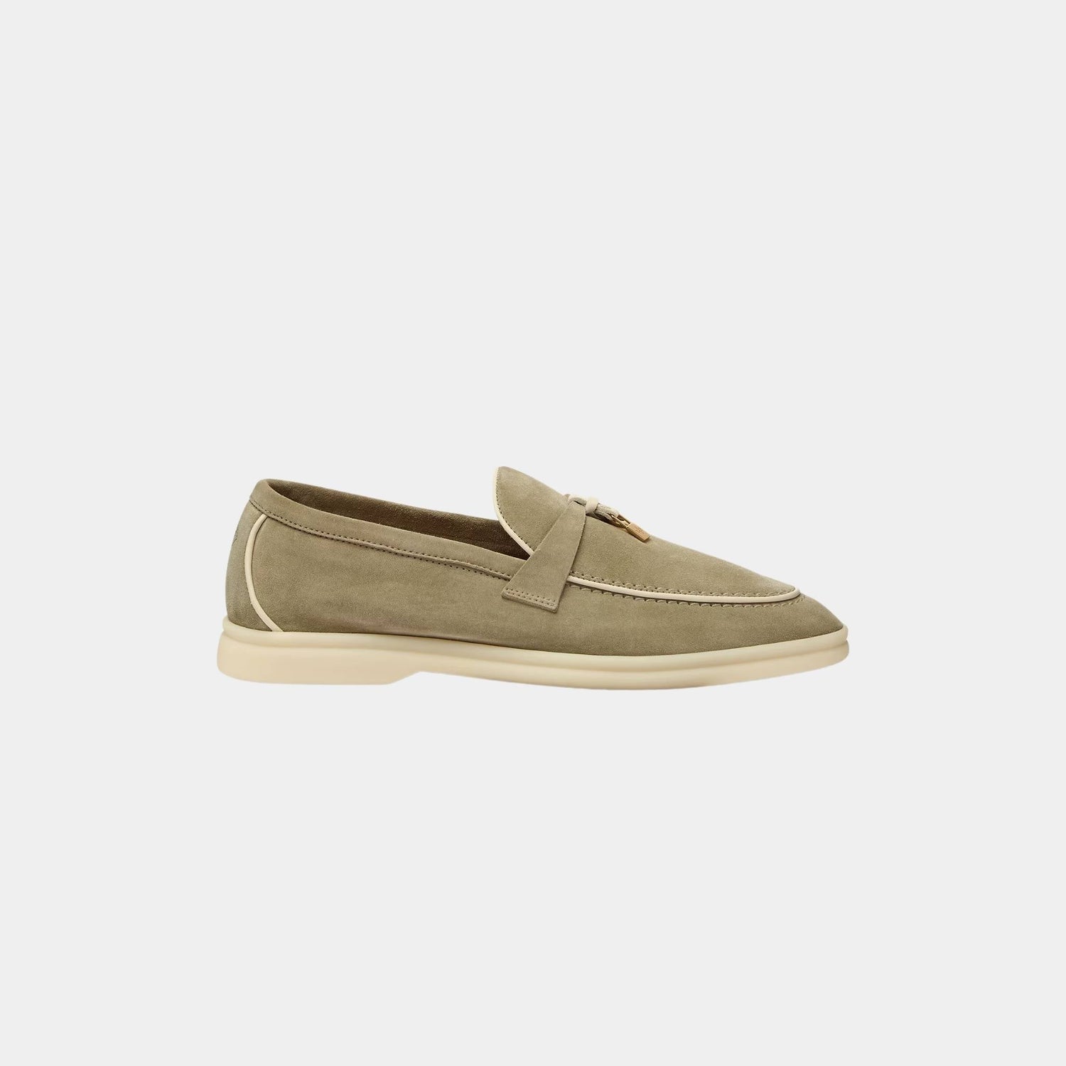 Summer Charms Walk Loafers In Suede Goatskin