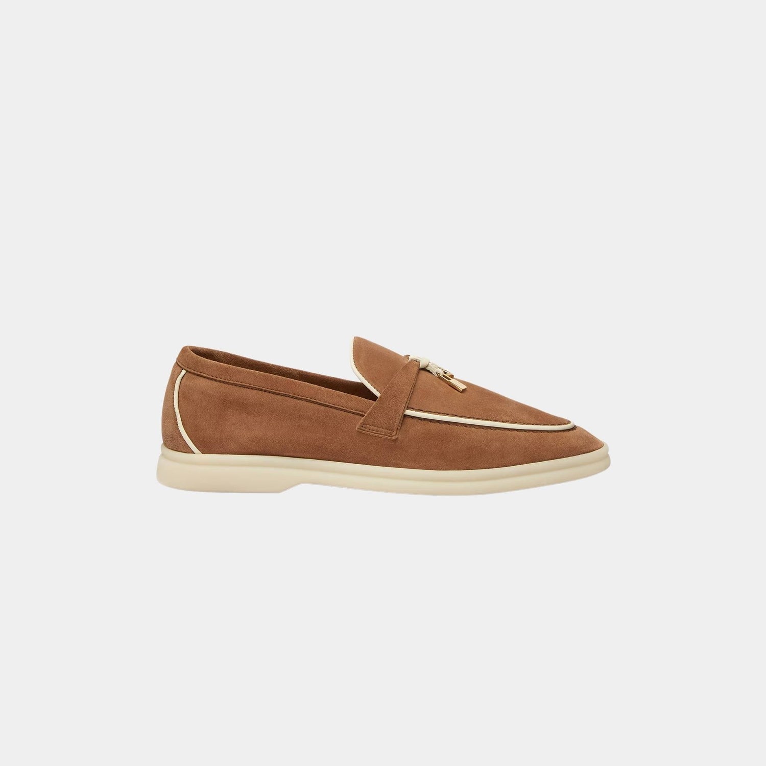 Summer Charms Walk Loafers In Suede Goatskin