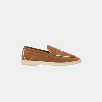 Summer Charms Walk Loafers In Suede Goatskin