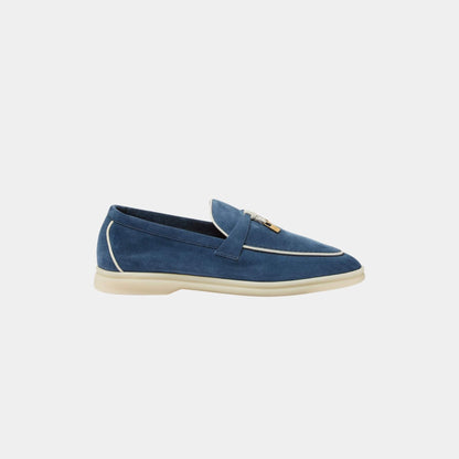 Summer Charms Walk Loafers In Suede Goatskin