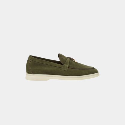 Summer Charms Walk Loafers In Suede Goatskin
