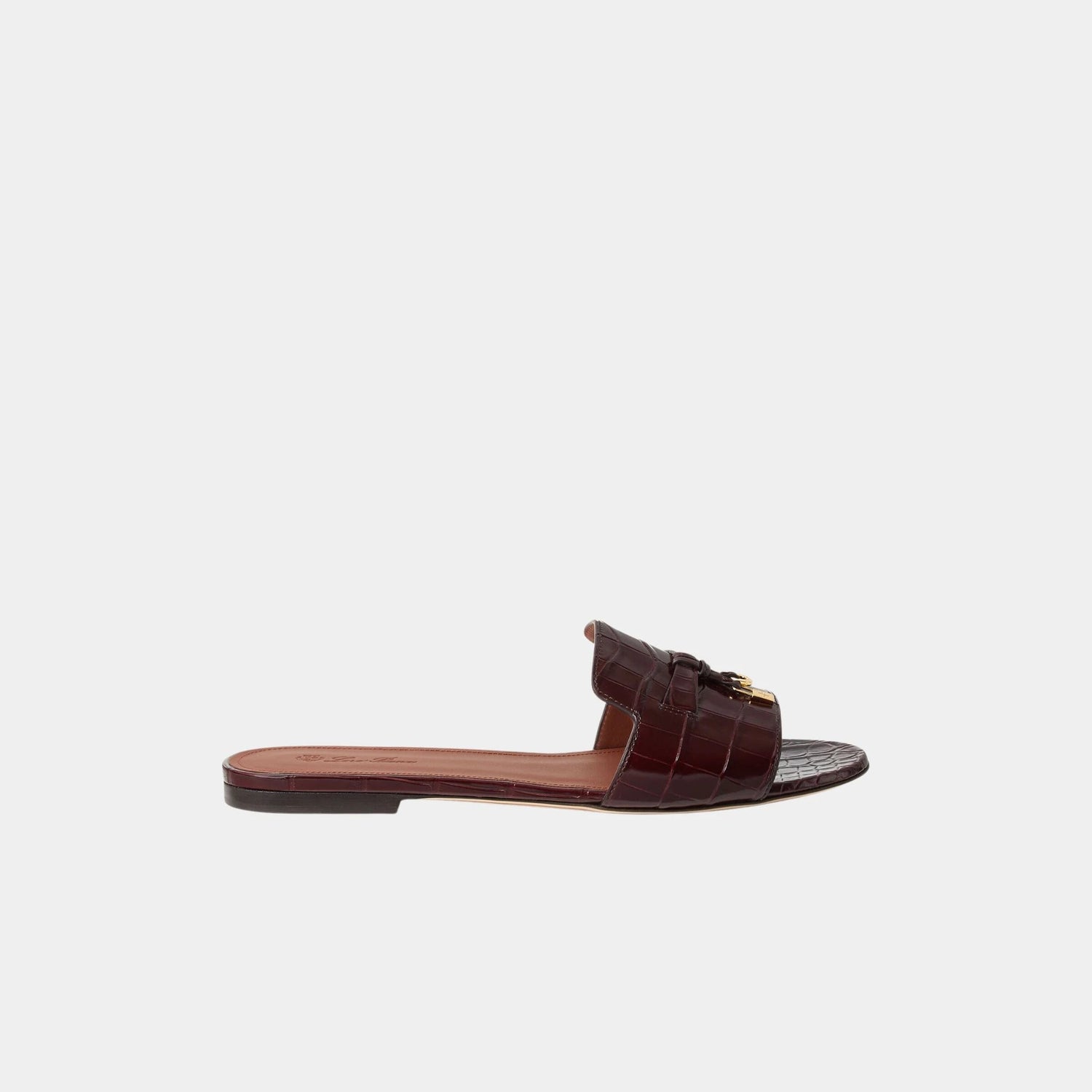 Summer Charms Sandal in Crocodile Leather